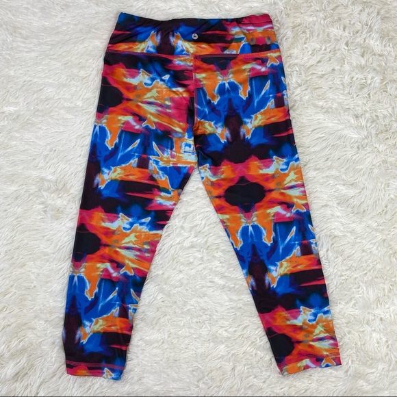 90 Degree By Reflex Capris Legging Multicolored - Picture 4 of 7